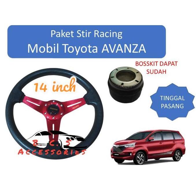 PAKET STIR RACING TINGGAL PASANG KHUSUS MOBIL AVANZA- STIR RACING UNTUK MOBIL AVANZA CAR FREE ONGKIR