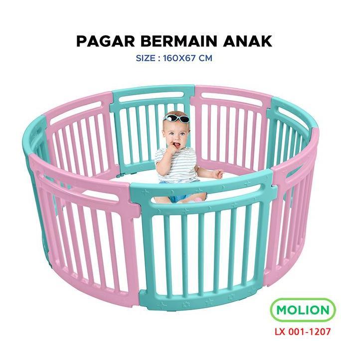 SPEEDS Pagar Mainan Anak Playfence Pagar Bayi Lingkaran Anak 001-1207