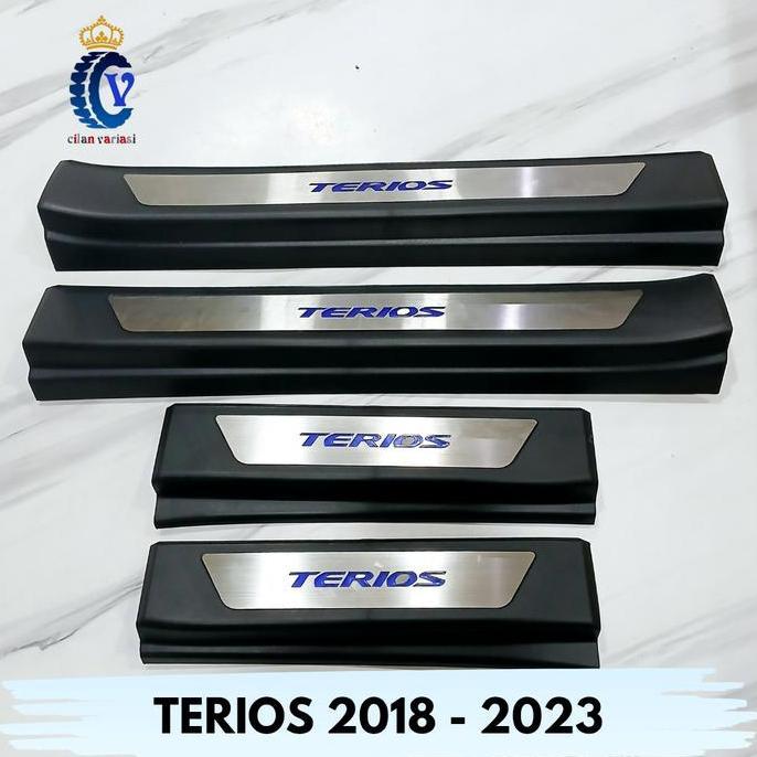 SILLPLATE SAMPING INJAKAN SAMPING MOBIL TERIOS HITAM READY