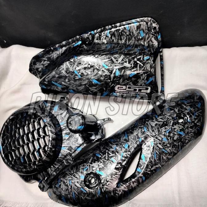 PAKET CARBON FORGED SCOOPY 2021-2023 KARBON FORGED BIRU HIGH QUALITY
