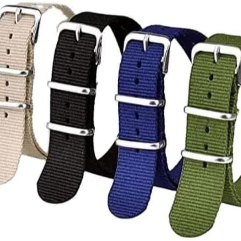 Tali Jam NATO ZULU 20MM Kanvas Nilon Strap Canvas DW 20 MM original