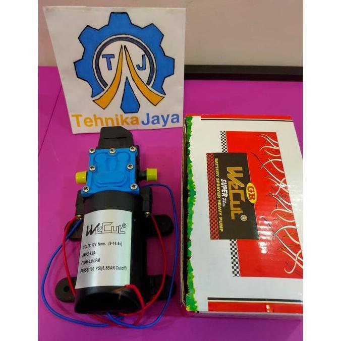 POMPA DC OTOMATIS WECUT 100PSI DC WATER PUMP 12V ALAT STEAM JET CLEAN MURAH
