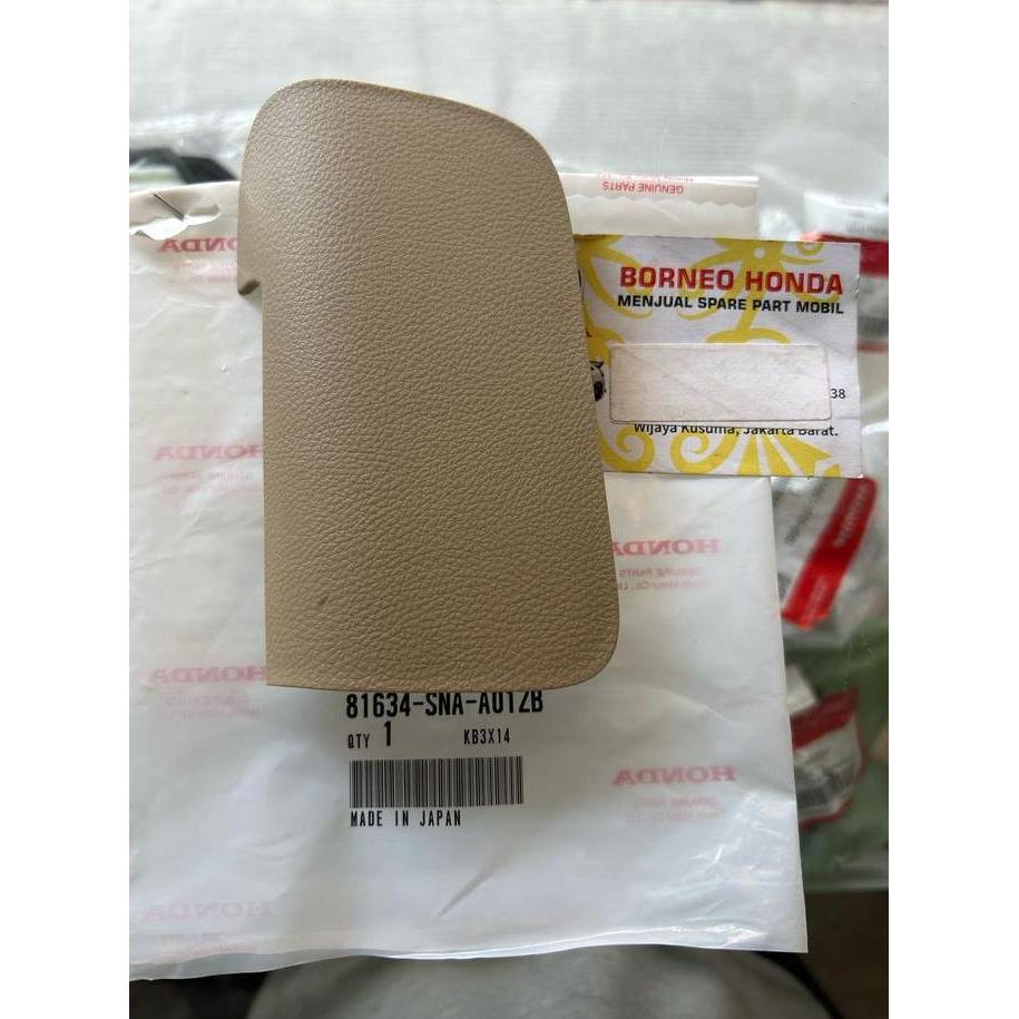 TUTUP SAMPING BANGKU SEAT BELT JOK KURSI DEPAN CIVIC FD1 FD4 CRV GEN 3 RE1 RE3 2006 2007 2008 2009 2