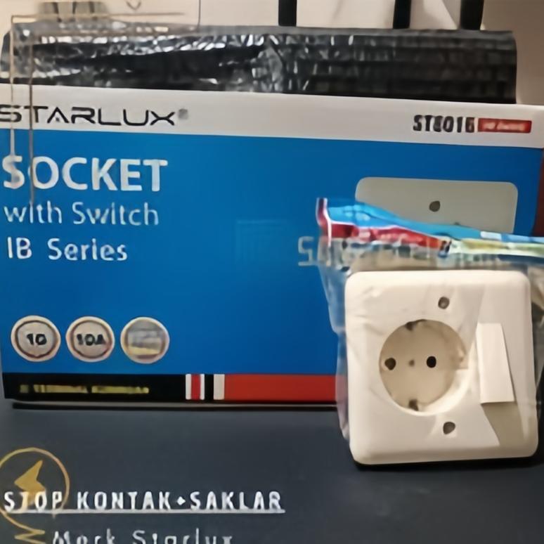 Saklar IB Engkel Stop Arde Starlux  Colokan Listrik Tanam
