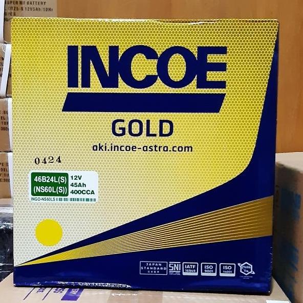 Aki Mobil Toyota Kijang Innova Incoe Gold NS60LS Aki Basah