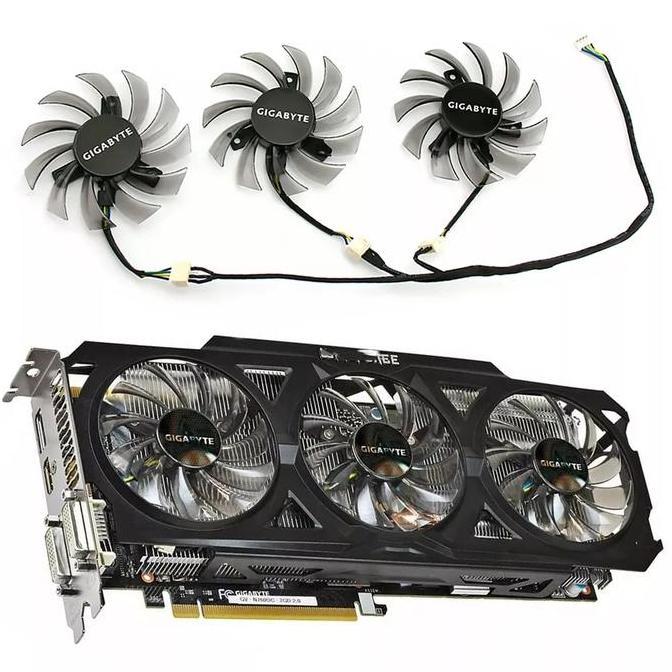 HARGA DISC - Fan Vga Gigabyte GTX 760ti 770 780ti gtx 670 680 R9 290X 75mm 4pin