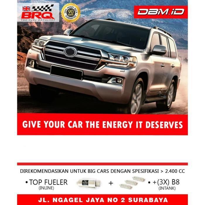 PAKET BRQ FUEL CATALYST TOP FUELER +B8 3 PCS FOR TURBO BENSIN DIESEL ORIGINAL DAN TERPERCAYA