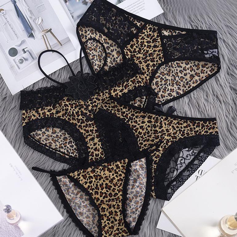 NEW PRODUCT [COD] CELANA DALAM WANITA RENDA LEOPARD SEKSI BAHAN ES SUTRA PANTY SEXY CD WANITA LORENG