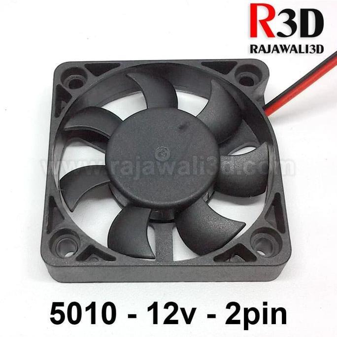 DC Cooling Fan 5010 12v kabel 15cm