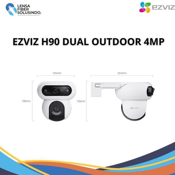 Kamera CCTV Ezviz H90 Dual Outdoor 4MP