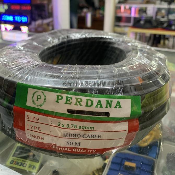Kabel Audio Perdana 2x0.75mm / 50 Meter