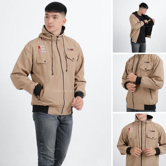 Jaket pria distro Bandung hoodie keren grosir pakaian pria jaket pria keren jaket cowok jaket parasu