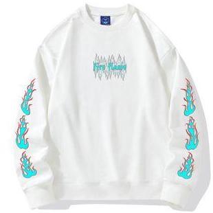 sweater FLAME FIRE Sweater unisex Atasan Pria wanita OOTD kece