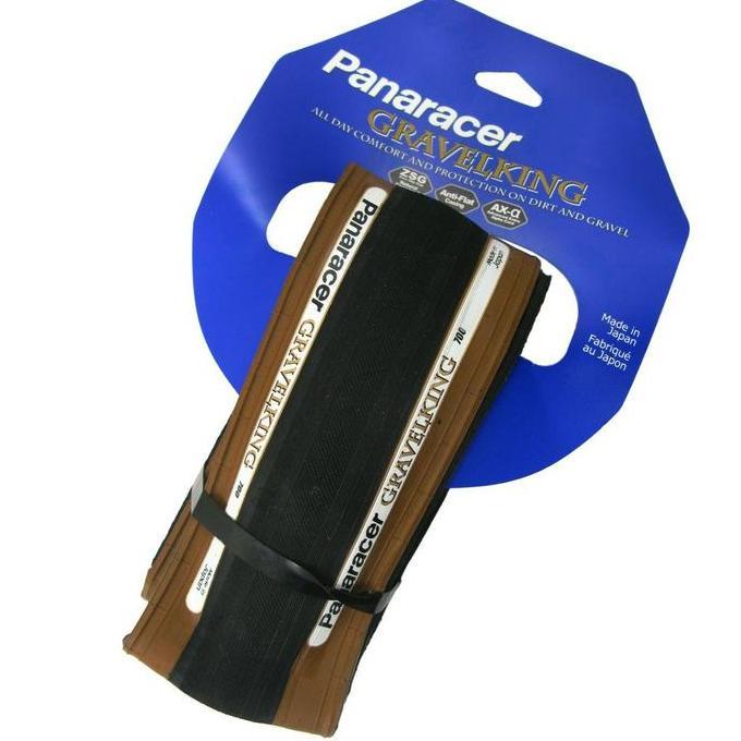 Ban Panaracer GravelKing Tire (27.5 x 1.90 / 650B x 48) Black Brown