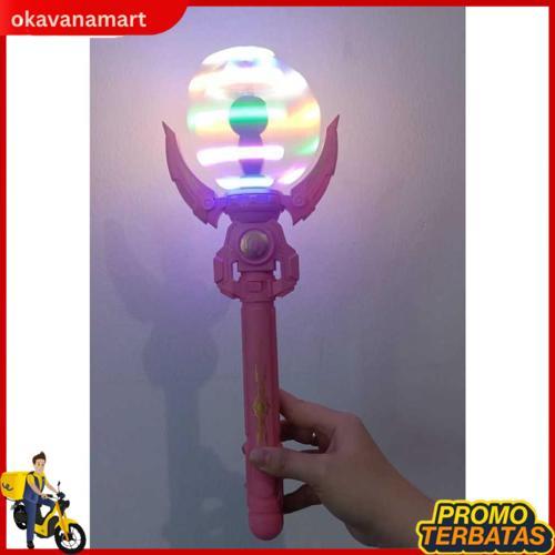 Tongkat Sihir Lampu Dan Musik / Tongkat Peri / Led Tongkat Peri Magic Dengan Lampu Cantik Dan Musik 