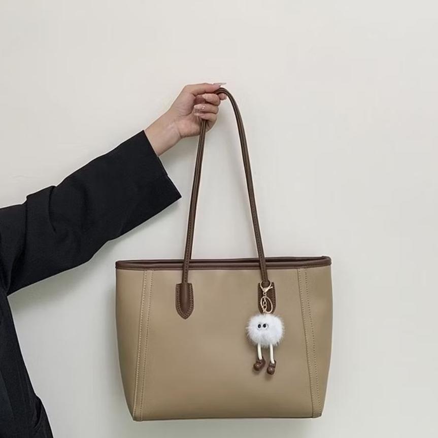 TERLARIS Tas Wanita Tote Kekinian Simple Elegan Muat Banyak