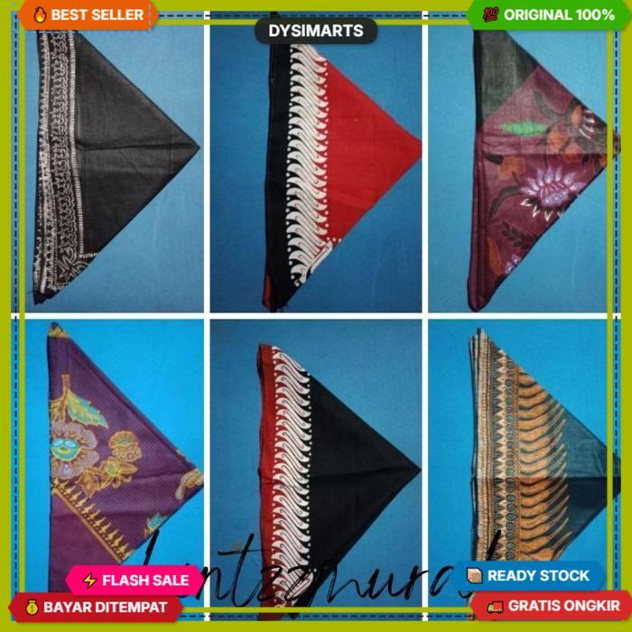 Udeng Batik Segitiga Banyuwangi / Iket Kepala Batik / Slayer Jaranan / Udeng Solo / Udeng Batik Kuda