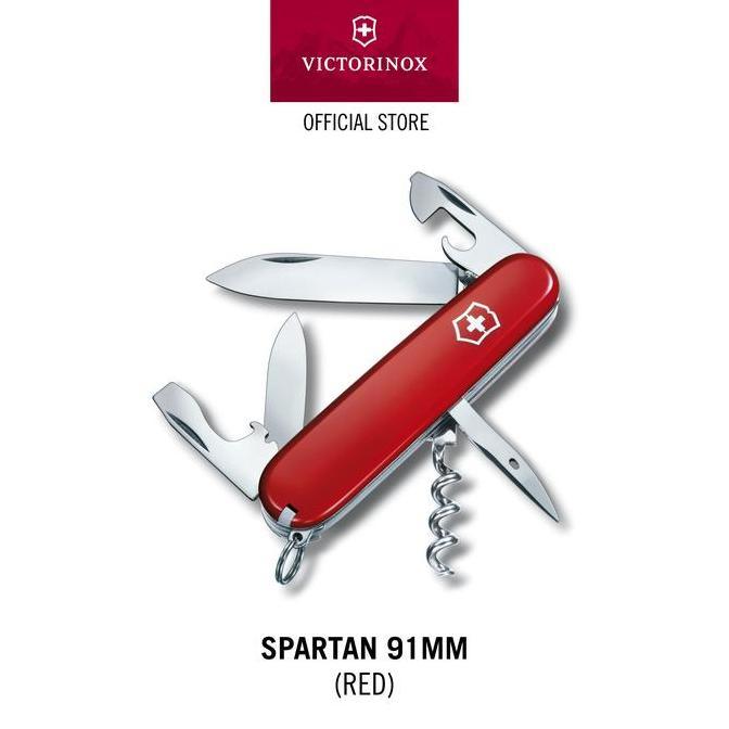Victorinox Spartan, 91 mm, [Pisau Multifungsi]  Swiss Army Knife