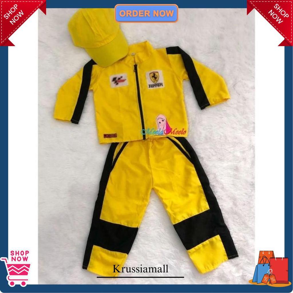 Baju Anak Pembalap Kostum Racing Anak Free Topi Stelan Pembalap Bayi Termurah No Po
