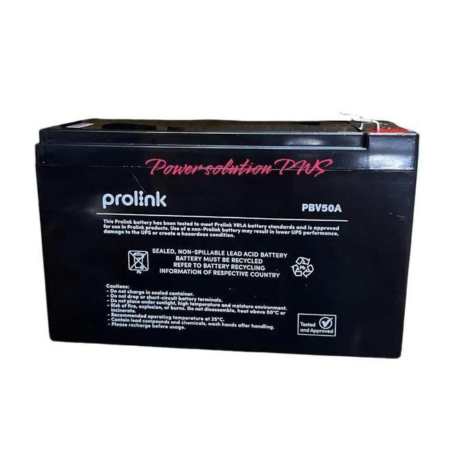 Battery Ups Prolink 12V 10Ah Baterai Prolink Fida 1290