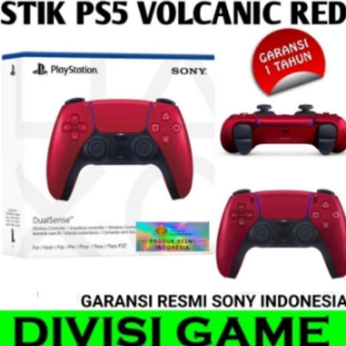 Stik PS5 Dualsense Original Sony Wireless Stik PS5 Volcanic Red