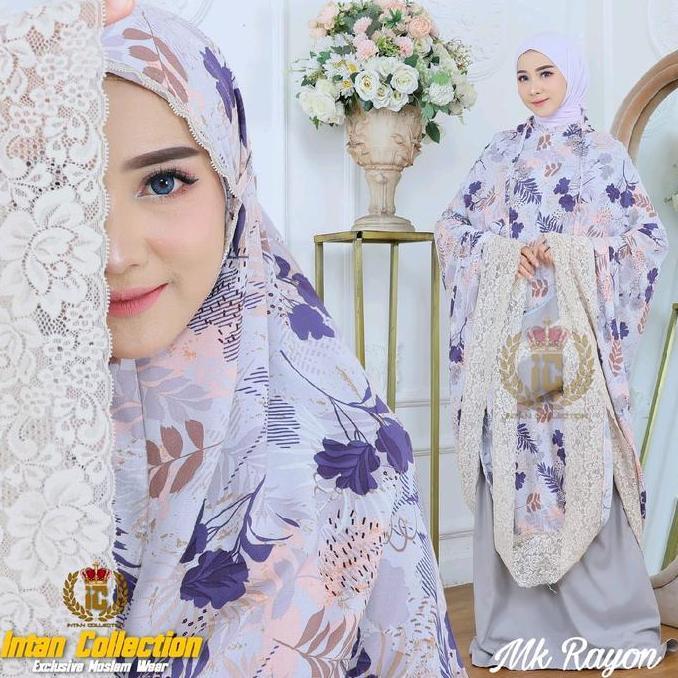 Mukena rayon motif renda street