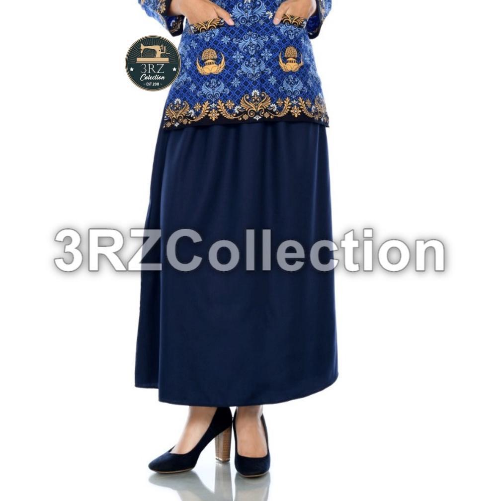New Rok Navy Biru Dongker Panjang Celana Navy Dinas Wanita Rok/Celana Putih Pns Wanita