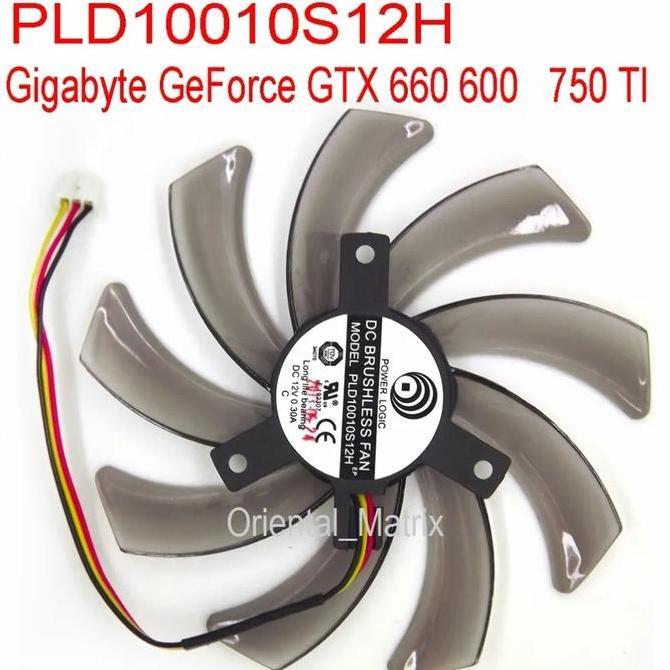 Promo Fan Vga Gigabyte Gtx 750 750Ti 670 660 660 95Mm 3Pin Single Fan