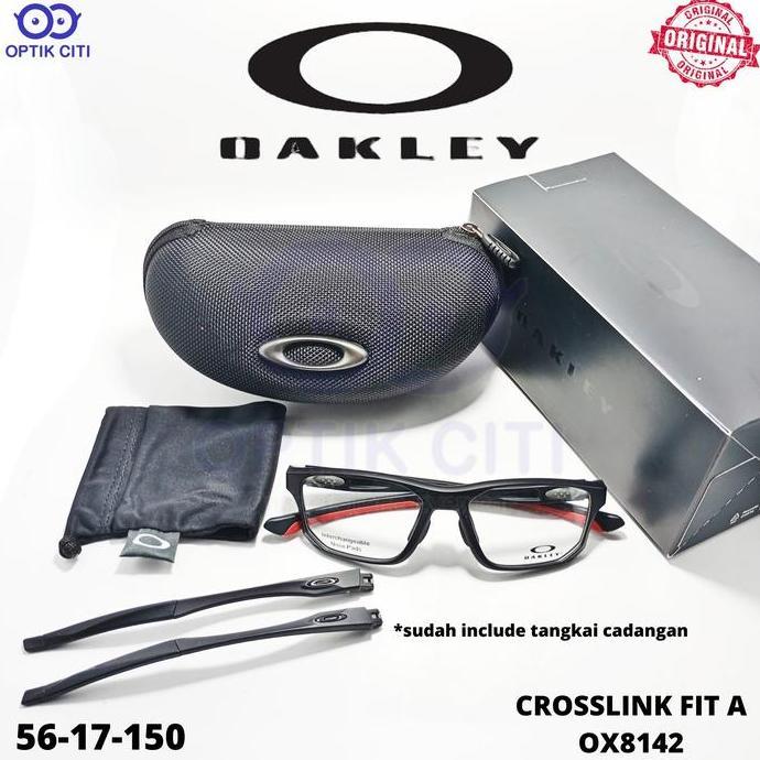 Murah Frame Kacamata Pria Oakley Crosslink Fit A 8142 - Satin Black Original