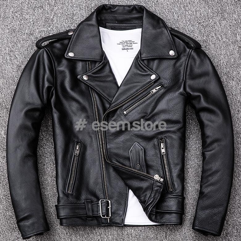 Official Jaket Semi Kulit Sintetis Ramones Style