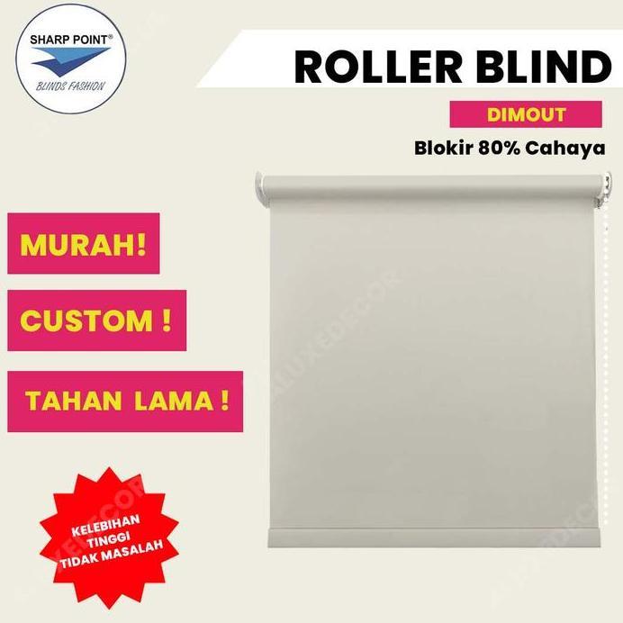 Roller Blind Dimout Sharp Point - Roller Blinds