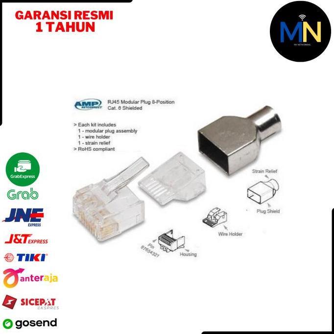 Sale Amp Konektor Cat6 / Comscope Connector Cat 6