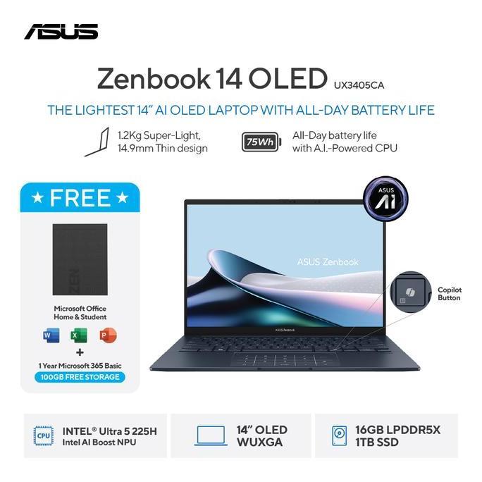 Asus Zenbook 14 OLED UX3405CA SSD 1TB