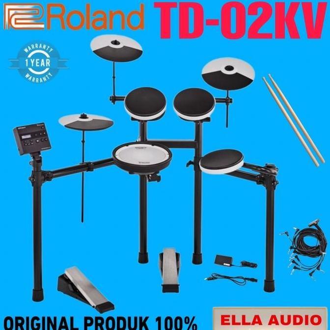 Grosir Drum Roland Td02Kv Drum Electric V-Drums Roland Td 02Kv