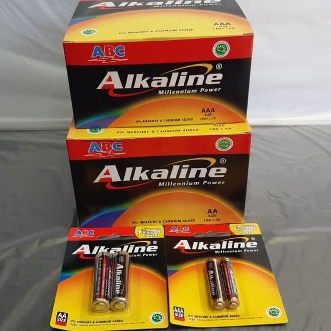 Baterai ABC Alkaline AAA 1 Kotak Box (Isi : 24 Pak)