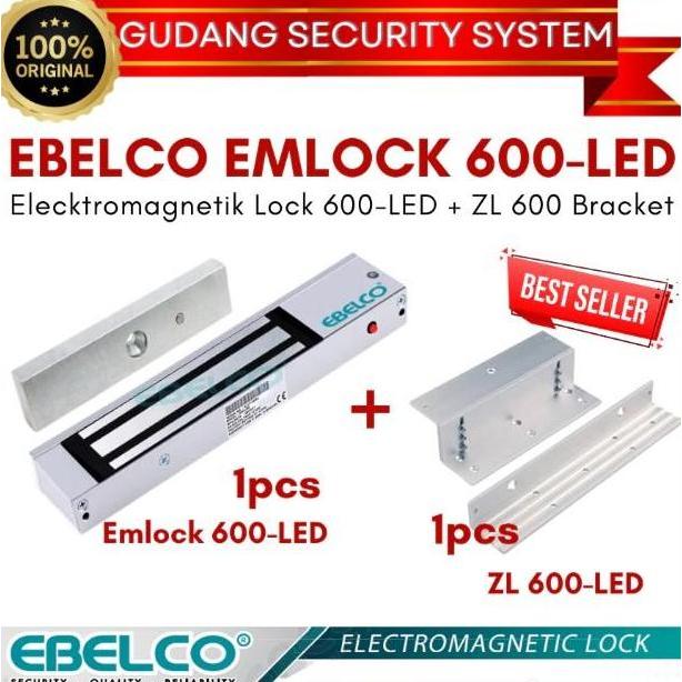 Ebelco Em Lock 600 + ZL 600 Magnetic Lock Terlaris 
