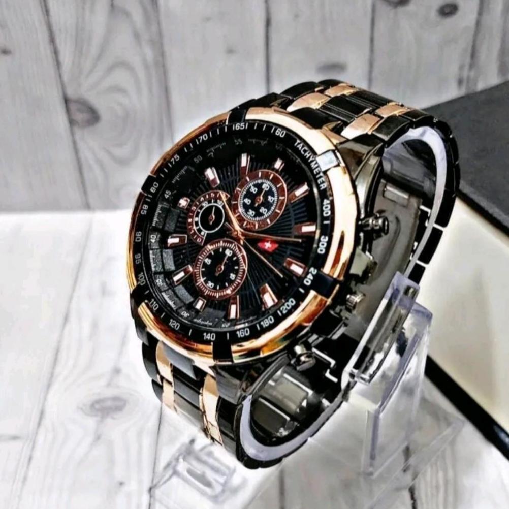 Kualitas Super Jam Tangan Rantai Pria Besar Sporty Keren Terbaru Kekinian