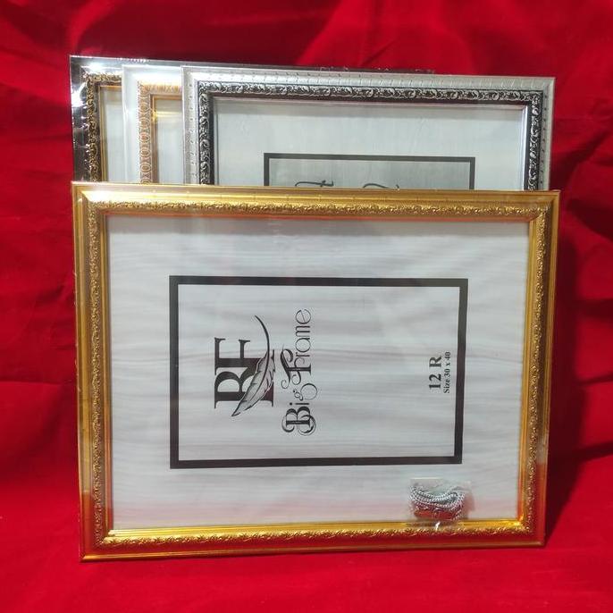 Bingkai frame figura foto 12r 17r 30x40 ukir