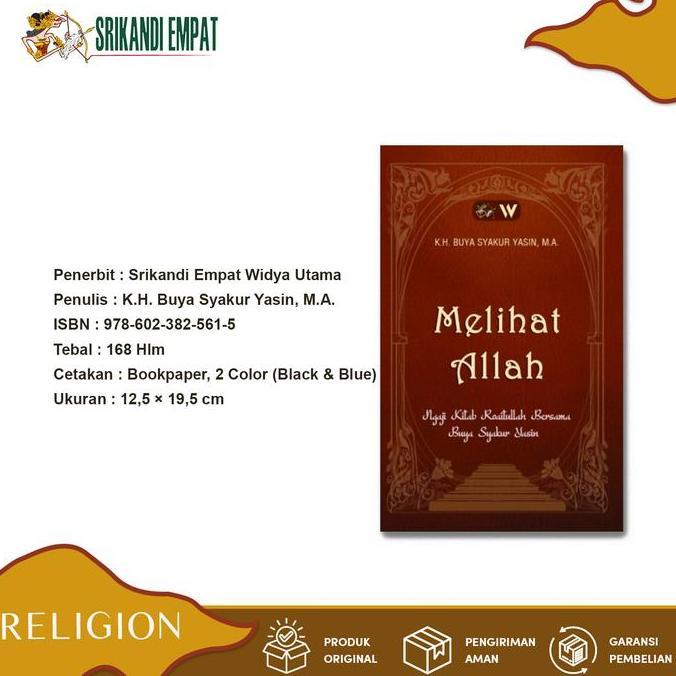Buku Melihat ALLAH: Ngaji Kitab Roaitullah Bersama Buya Syakur Yasin