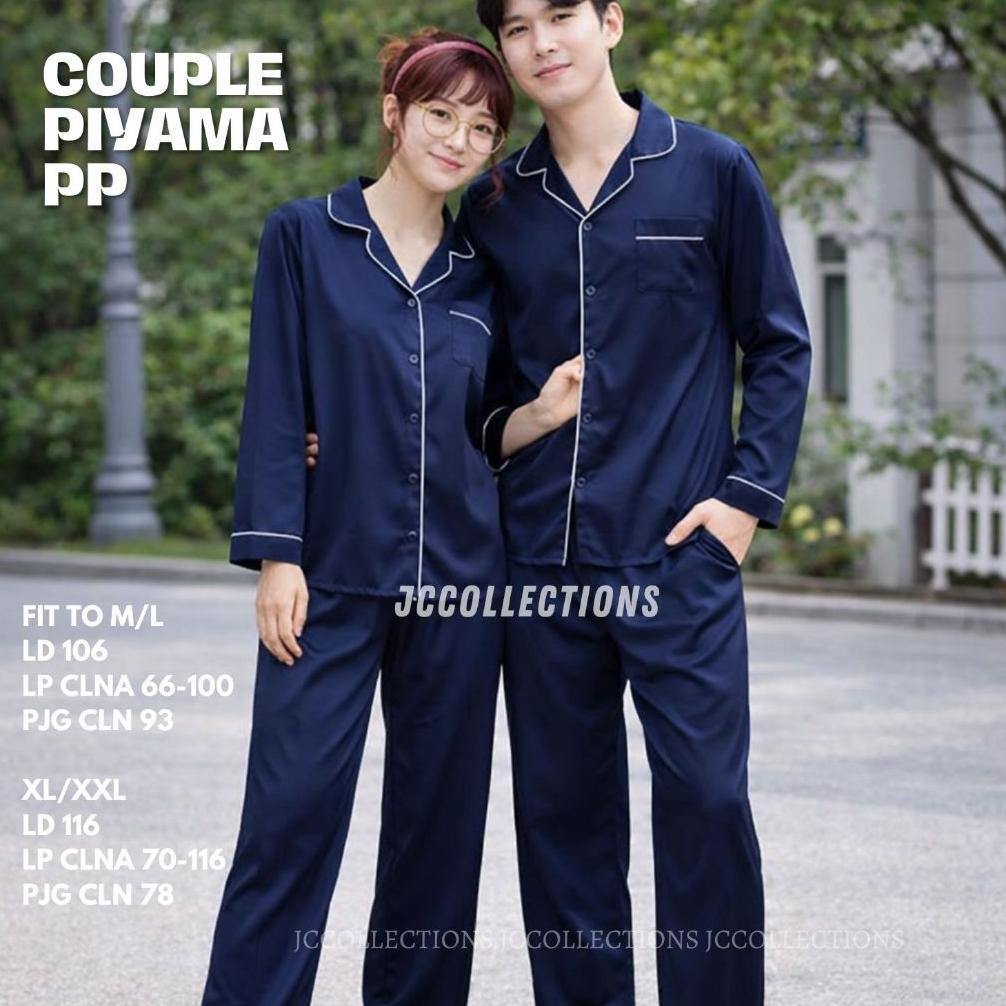 NEW Baju Tidur couple pasangan murah / piyama couple pasangan / Piyama Satin Couple  - JCCollections