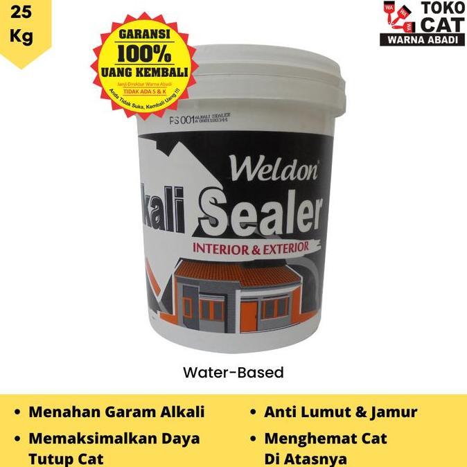 CAT DASAR WELDON ALKALI SEALER 25 KG - DINDING BARU