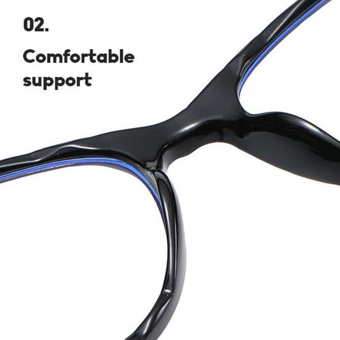 Murah Frame Kacamata Anti Radiasi Photocromic Wanita Pria Cowok Cat Eye Fashion Bluecromic Potocromi