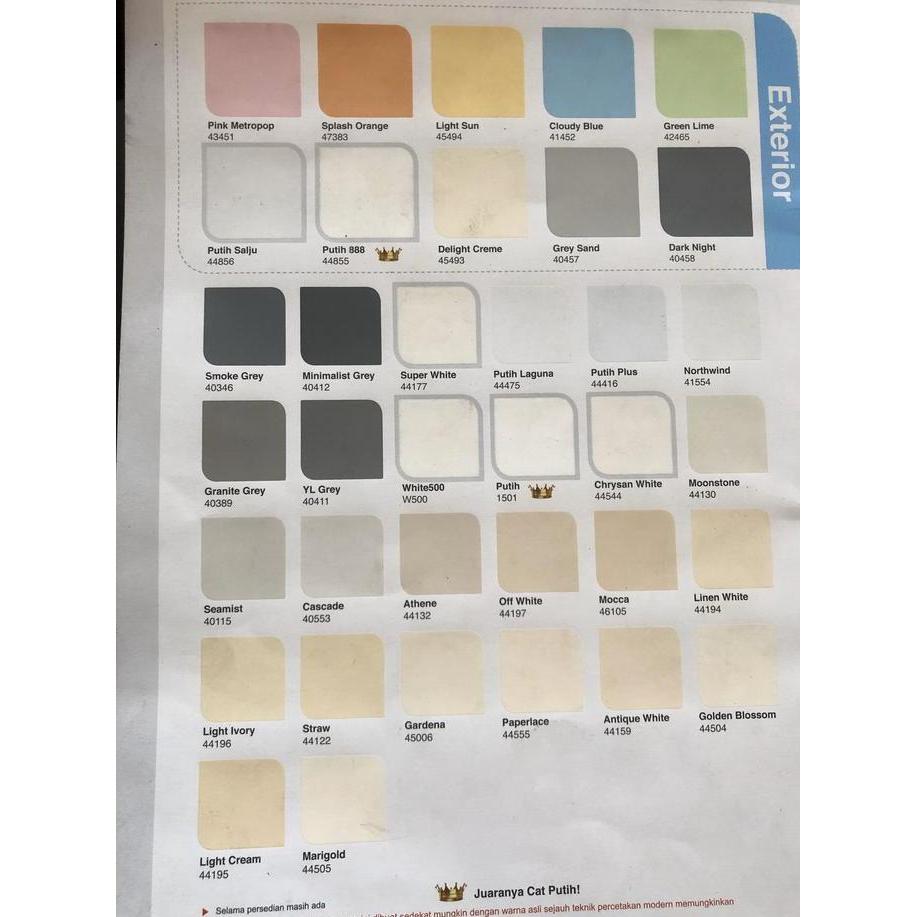 Cat Tembok Dulux Catylax 25 Kg | Pail Warna
