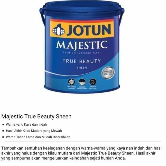 Cat Tembok Jotun True Beauty Sheen 8470 Smooth White