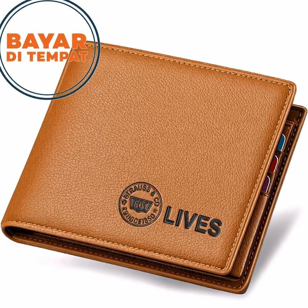 NEW DEALS DOMPET PRIA KULIT SINTETIS LOGO EMBOS LV5000