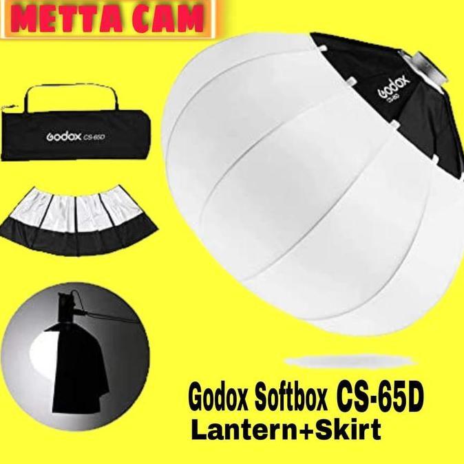 TERBARU - Godox CS-65D (65cm) Lantern Softbox + Skirt Set SS-65