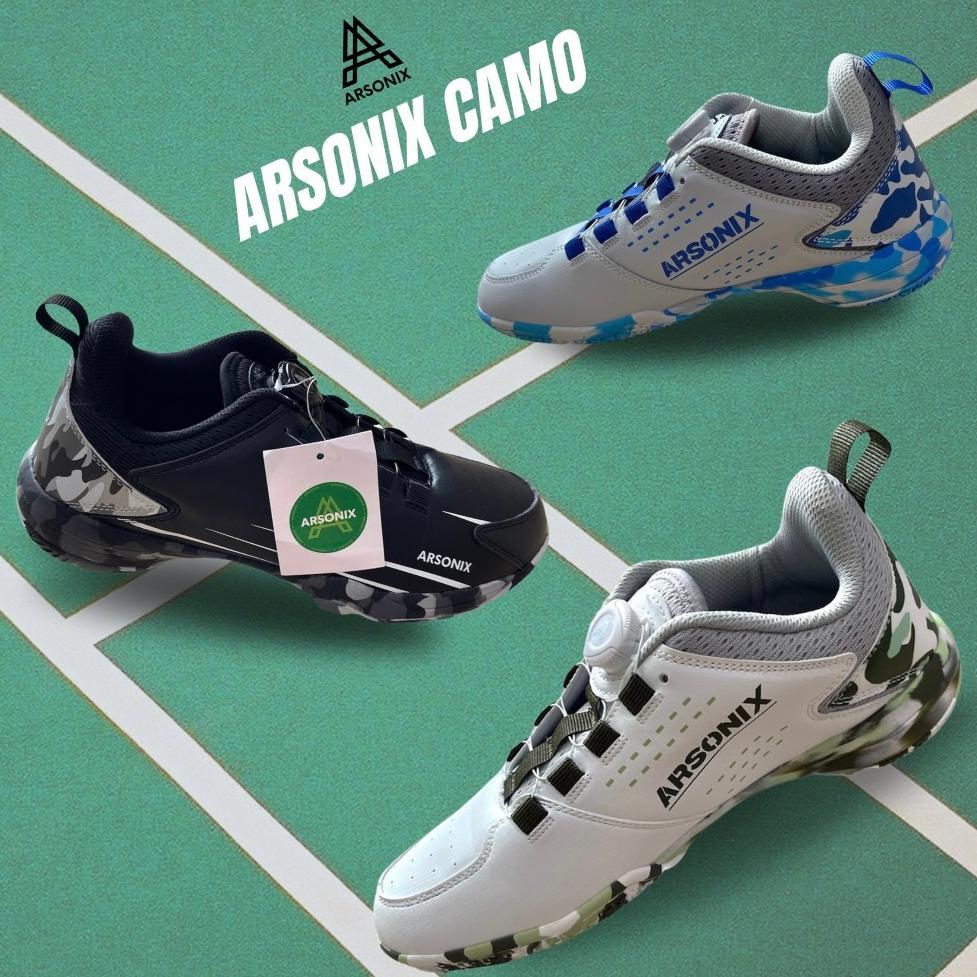 new deals sepatu badminton arsonix camo original ( free tali sepatu )
