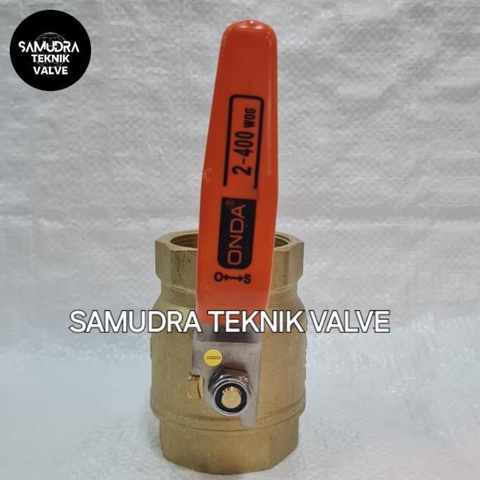 Ball Valve Onda 2"Inch Kuningan /Stop Kran Onda 2" Terbaru 