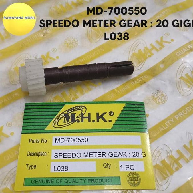 Gigi Speedo Meter Gear 20 Grigi, Mobil Colt L032, L038, L039 ,L300 Diesel Ramayana Mobil