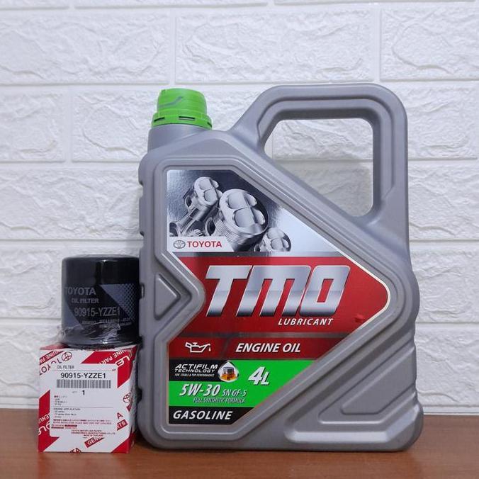 Paket oli toyota-tmo 5W-30 & filter oli yaris vios limo corola soluna